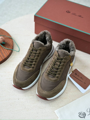 Кроссовки Loro Piana с мехом 5775 5