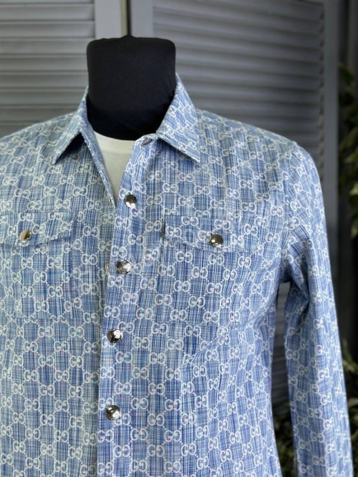 Джинсовая рубашка Gucci 12842