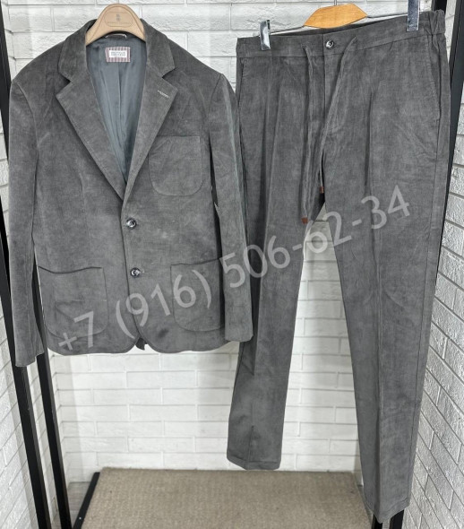 Прогулочный костюм Brunello Cucinelli вельветовый 24091