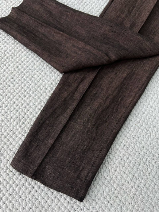 Брюки из льна Brunello Cucinelli 9939