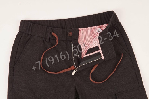 Кашемировые брюки Brunello Cucinelli 19537