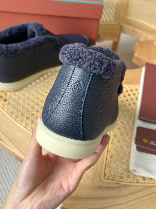 Лоферы Loro Piana с мехом 16052