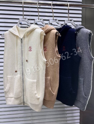 Жилетка Brunello Cucinelli из 100% кашемира 22438