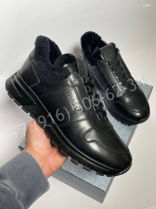 Кроссовки Prada на меху 22745