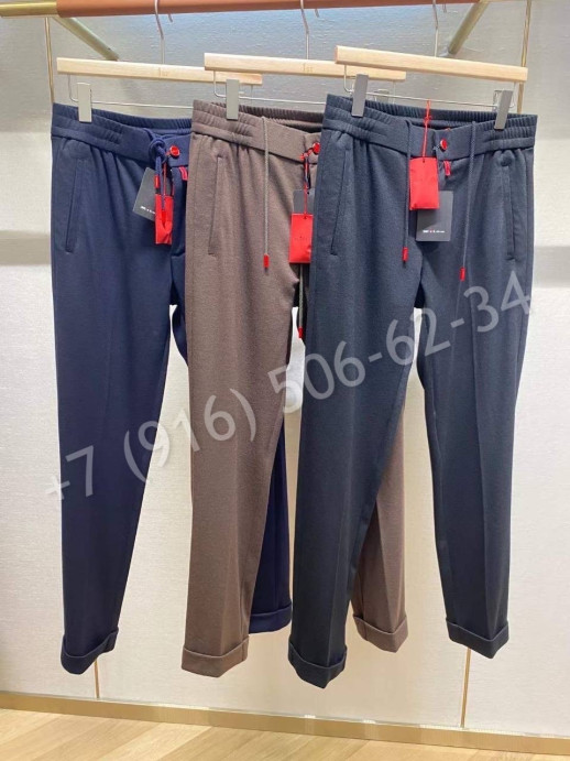 Классические брюки из 100% шерсти KITON 23351