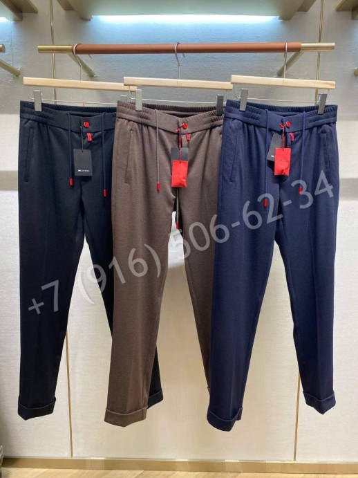 Классические брюки из 100% шерсти KITON 23351