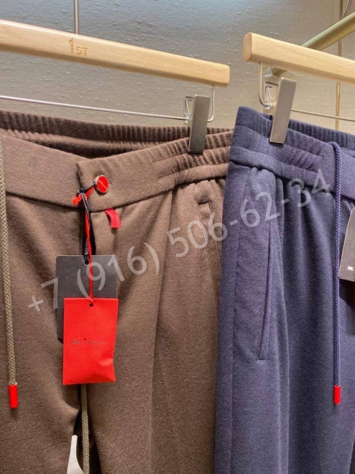 Классические брюки из 100% шерсти KITON 23351