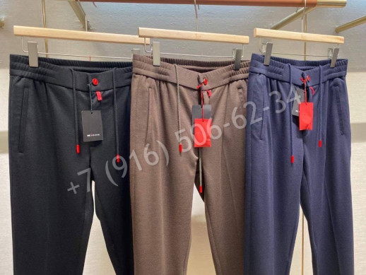 Классические брюки из 100% шерсти KITON 23351