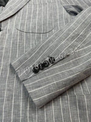 Классический костюм из льна Brunello Cucinelli 17534