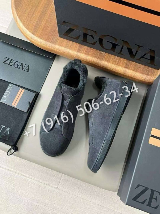 Кеды Zegna на меху 5890 2