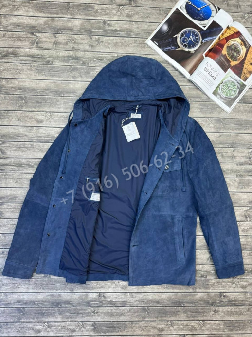 Замшевая куртка Brunello Cucinelli 34517
