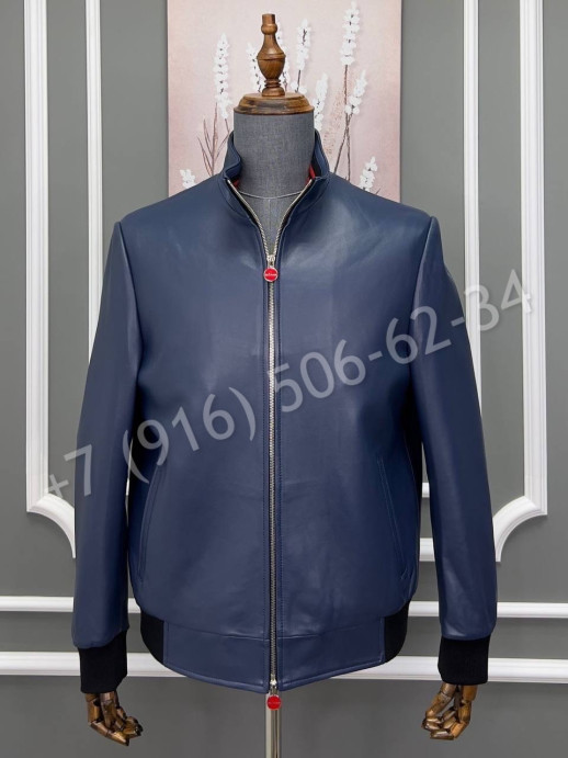 Кожаная куртка KITON 29113