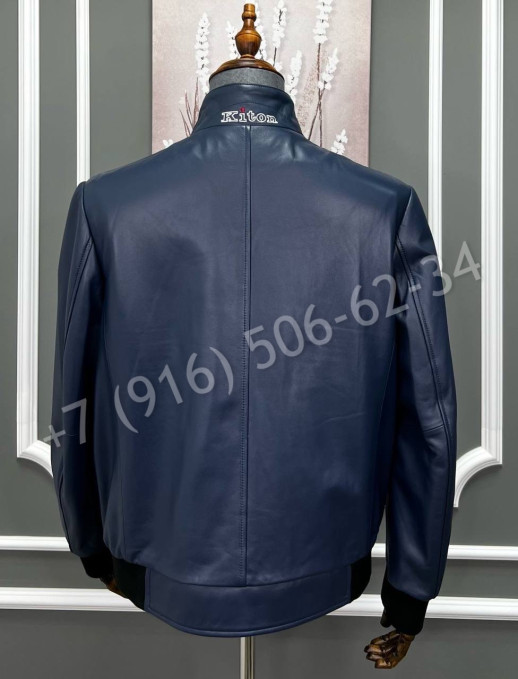 Кожаная куртка KITON 29113