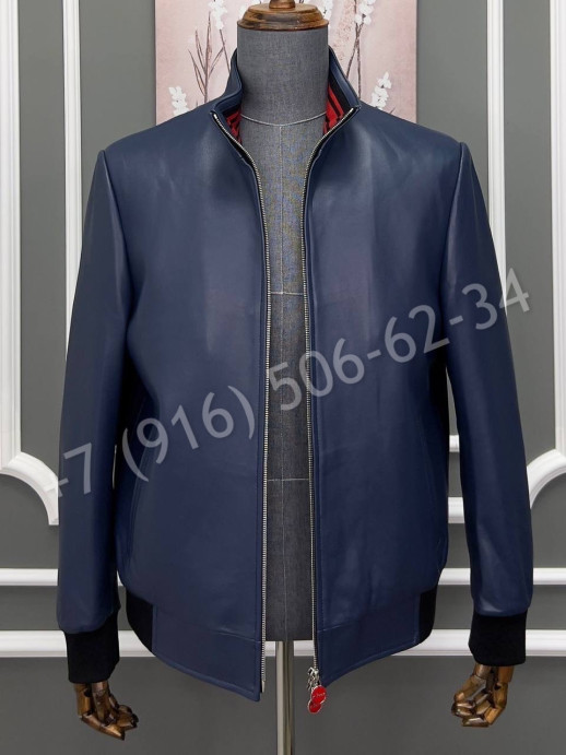 Кожаная куртка KITON 29113