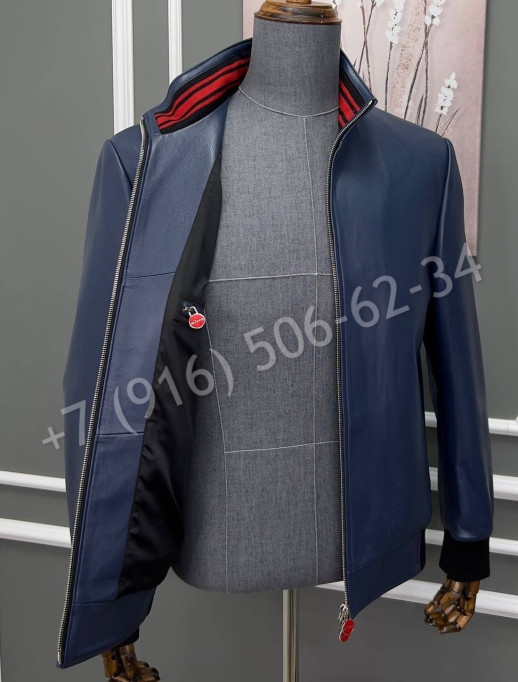 Кожаная куртка KITON 29113