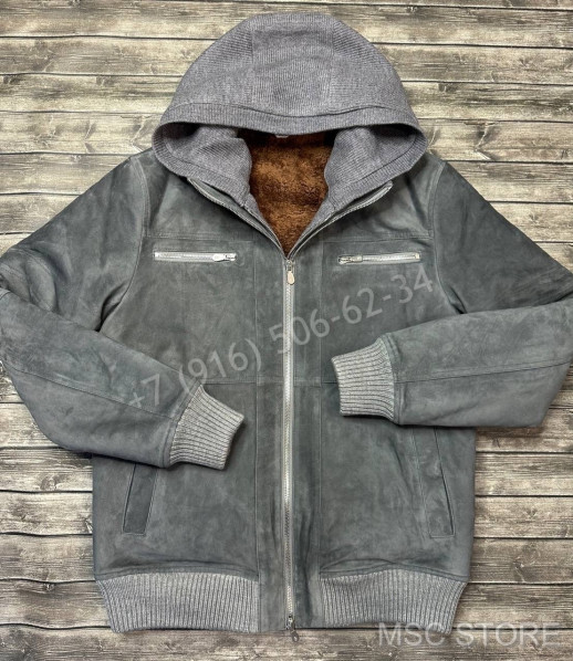 Замшевая куртка Brunello Cucinelli 9799