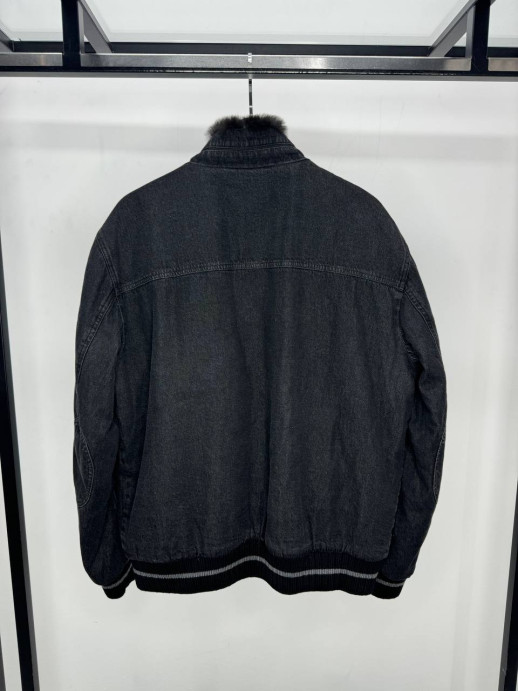 Джинсовая куртка Loro Piana на меху 16018 1