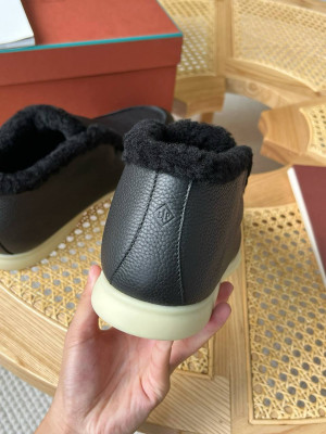 Лоферы Loro Piana с мехом 16052 2