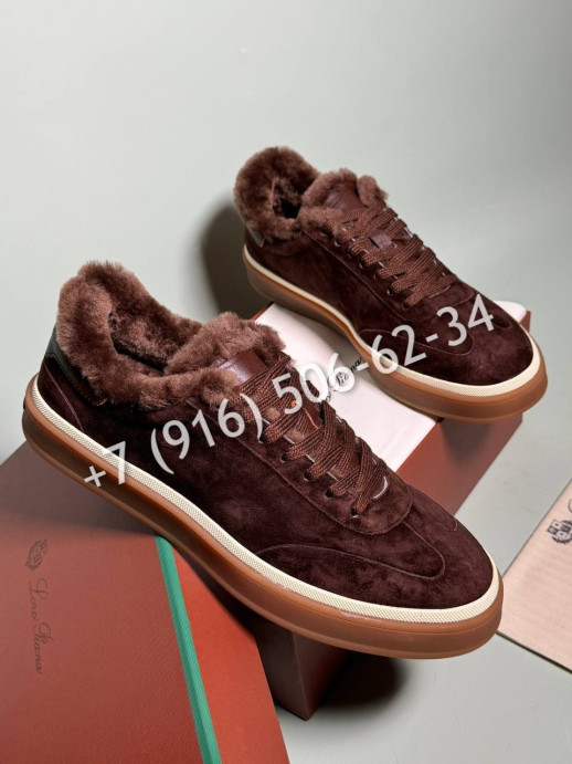Кроссовки Loro Piana на меху 7798 4
