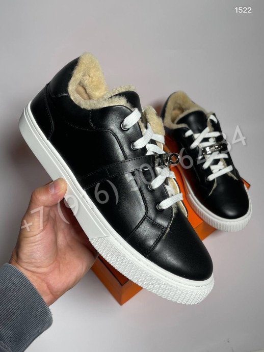 Кеды Hermes на меху 22747