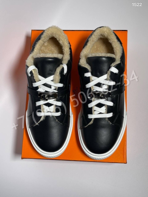 Кеды Hermes на меху 22747
