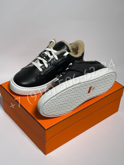 Кеды Hermes на меху 22747