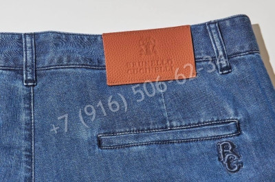 Брюки джинсовые Brunello Cucinelli 26121