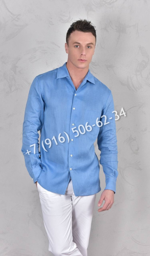 Рубашка Loro Piana из льна 18335 12