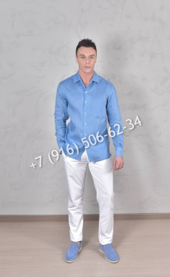 Рубашка Loro Piana из льна 18335 12