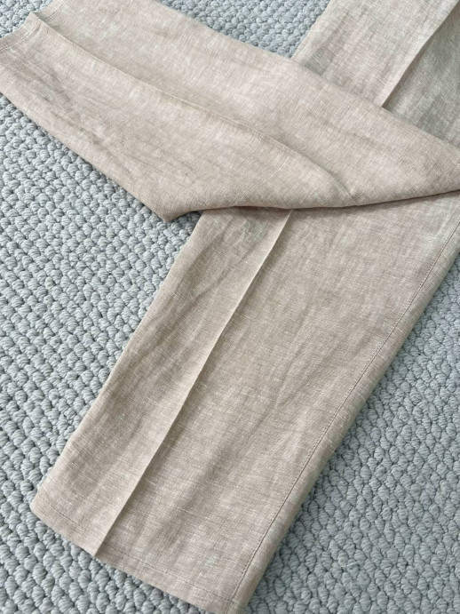 Брюки из льна Brunello Cucinelli 9942