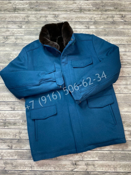 Кашемировое пальто Loro Piana с мехом внутри 7445