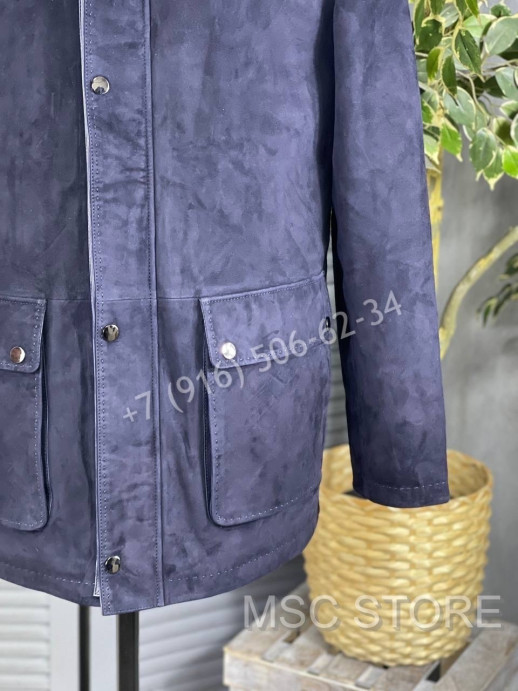 Замшевая дубленка Loro Piana 8171