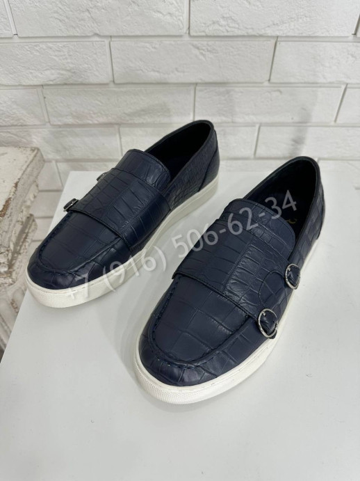 Слипоны Billionaire из кожи крокодила 19737