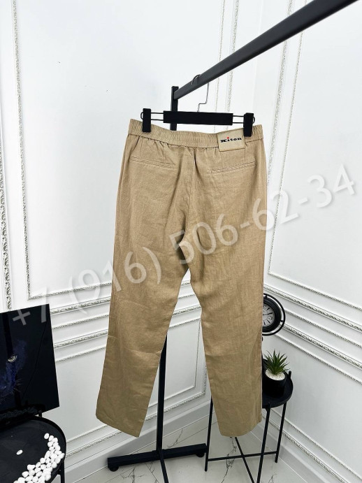 Брюки KITON из льна 31116