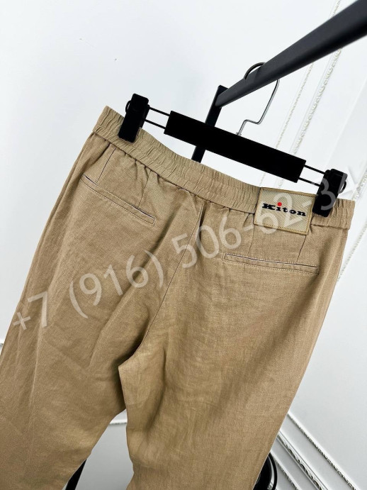 Брюки KITON из льна 31116