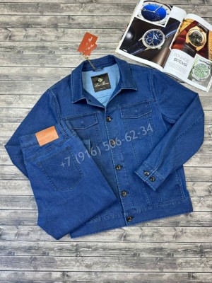 Прогулочный костюм из денима Loro Piana 34918