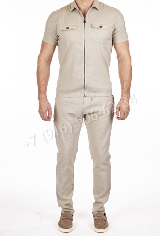 Льняной костюм Loro Piana 14905