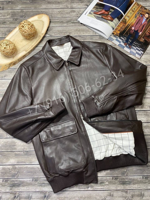 Кожаная куртка Loro Piana 5535