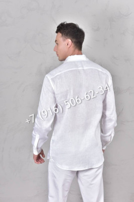 Рубашка Loro Piana из льна 18335 13