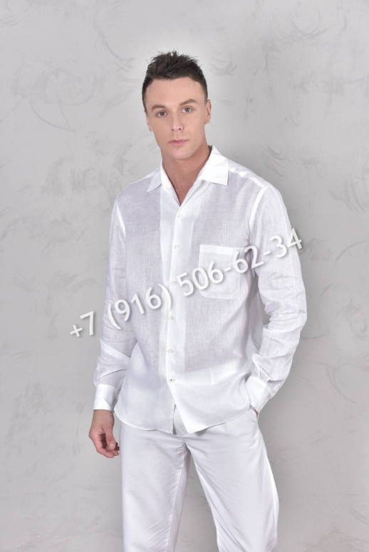 Рубашка Loro Piana из льна 18335 13