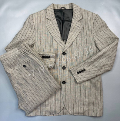 Классический костюм из льна Brunello Cucinelli 17537