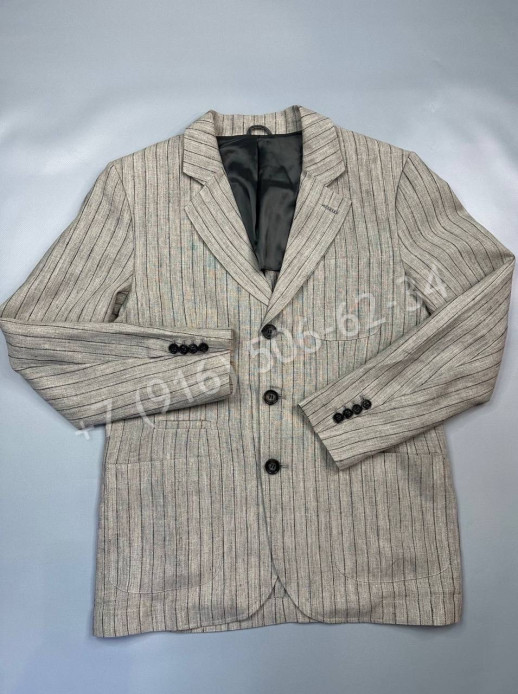 Классический костюм из льна Brunello Cucinelli 17537