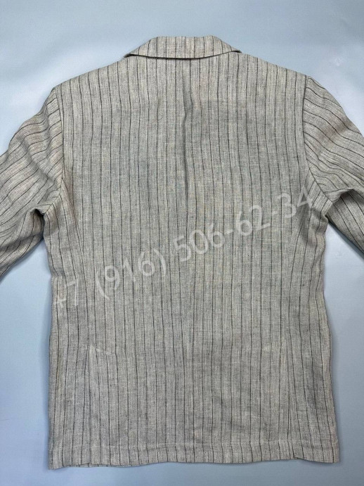 Классический костюм из льна Brunello Cucinelli 17537