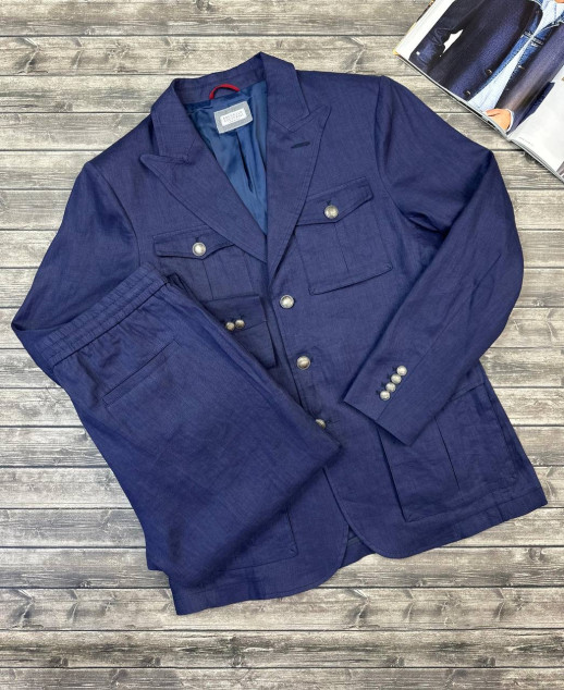 Прогулочный костюм Brunello Cucinelli из льна 29815