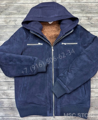 Замшевая куртка Brunello Cucinelli 9801