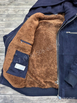 Замшевая куртка Brunello Cucinelli 9801