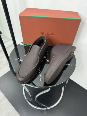 Лоферы Loro Piana на меху 21616