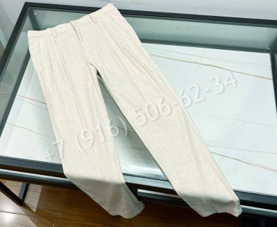Брюки из льна Loro Piana 31424