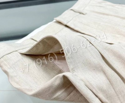 Брюки из льна Loro Piana 31424