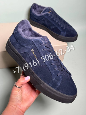Кеды Santoni на меху 15981 1